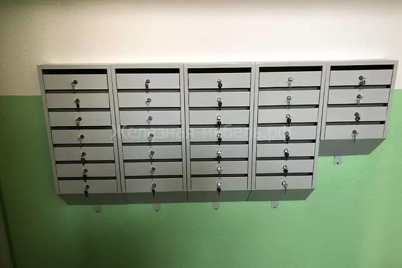 Почтовые ящики для пяти подъездов г. Самара